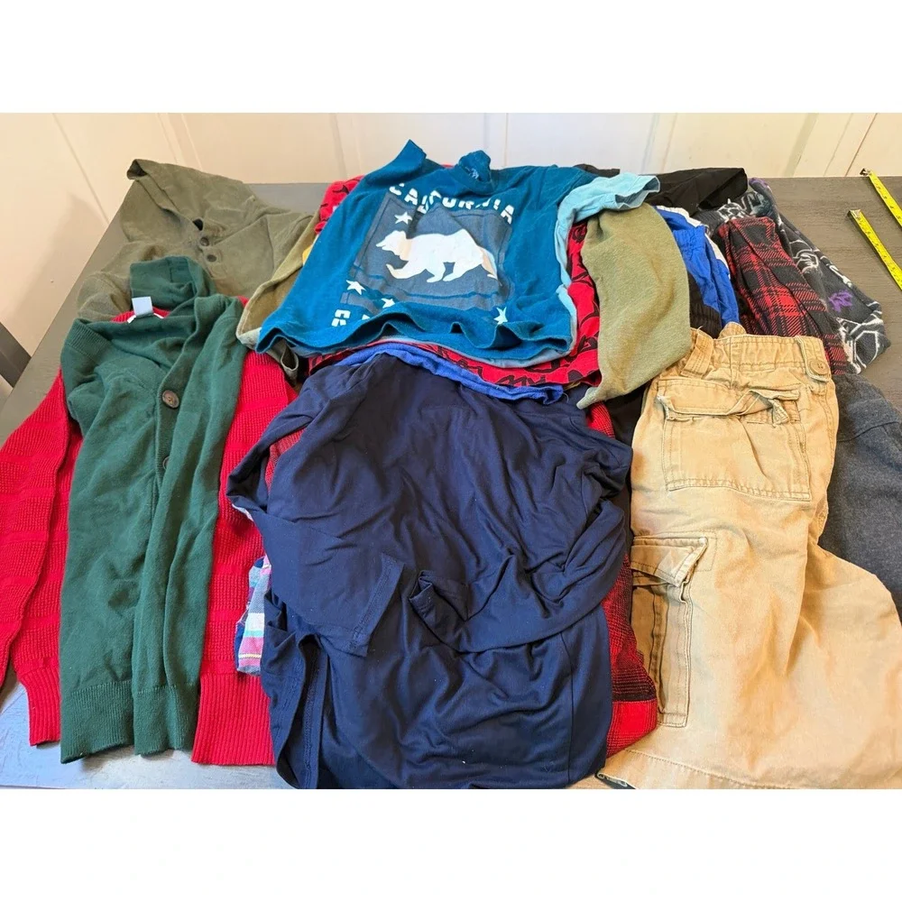Boys Clothing Lot 18pc Medium 8-10 Old Navy Cat & Jack OshKosh Pants Sweaters